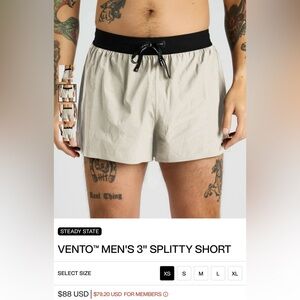 Bandit Vento Men’s 3” Splitty Shorts